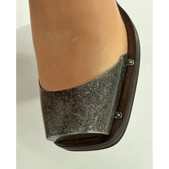 Free People We The Free Beau Tall Rider Boots Size 7 Metal Toe Leather New Read - Picture 7 of 16